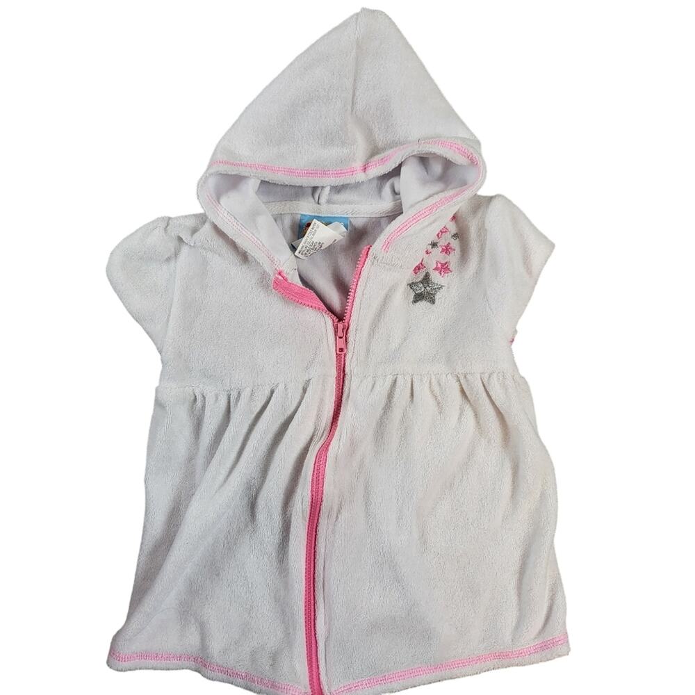 *4/$30* Baby Buns Swim Cover Up White 24M